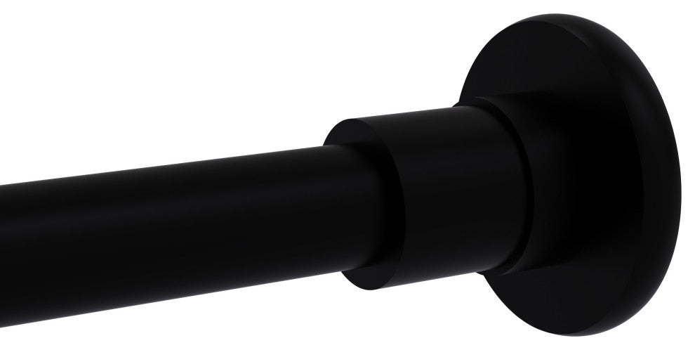 Shower Curtain Rod Brackets, Matte Black