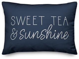 Sweet Tea & Sunshine Outdoor Lumbar Pillow