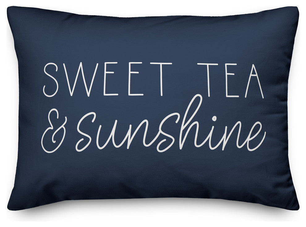 Sweet Tea & Sunshine Outdoor Lumbar Pillow