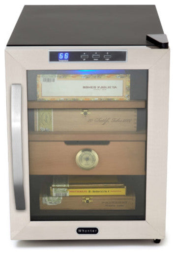Whynter Stainless Steel 1.2 Cu. Ft. Cigar Cooler Humidor