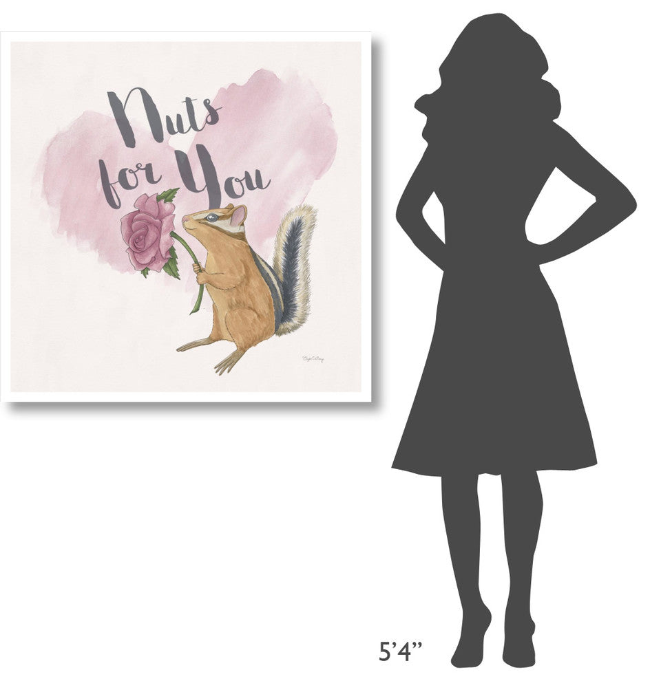 "My Furry Valentine IV Sq" Digital Paper Print by Elyse DeNeige, 38"x38"