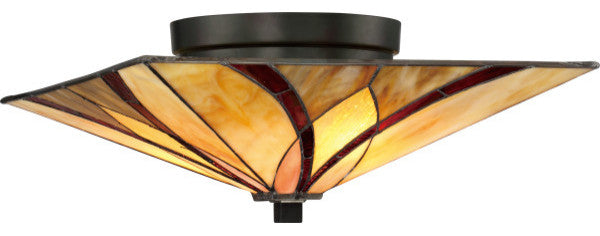 Asheville 2-Light Flush Mount, Valiant Bronze