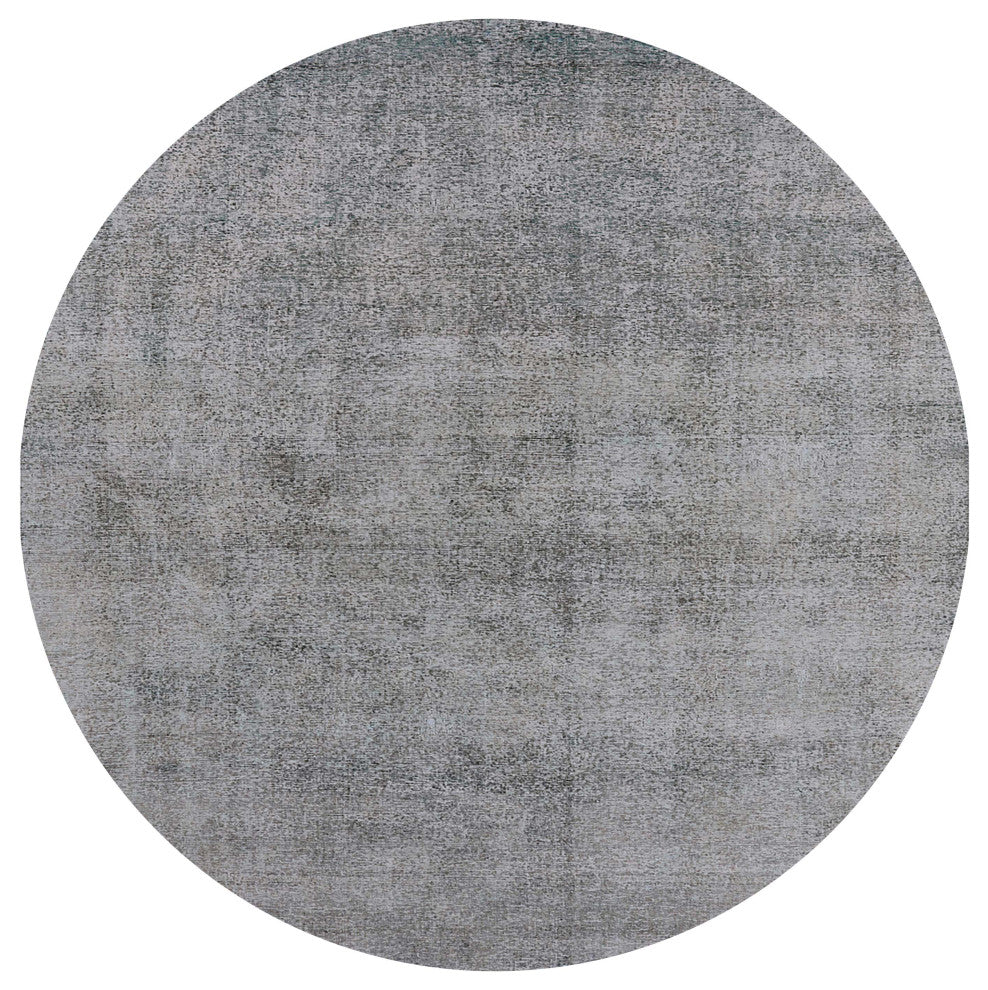 Ahgly Company Indoor Round Mid-Century Modern Area Rugs, 7' Round