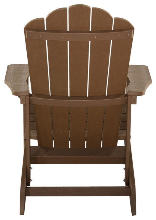 Orlando Plastic Wood Adirondack Chair, Brown
