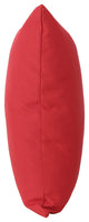 GDF Studio Kaffe Indoor Water Resistant Square Throw Pillow, Red, Set of 2