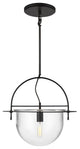 Generation Lighting, KP1031AI, Large Pendant, Aged Iron