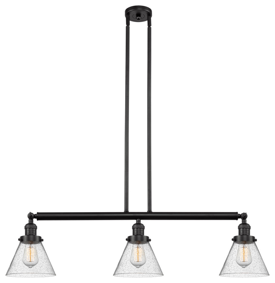 Innovations Lighting 213-Ob-G44-Led 3 Light Dimmable Led Island Light