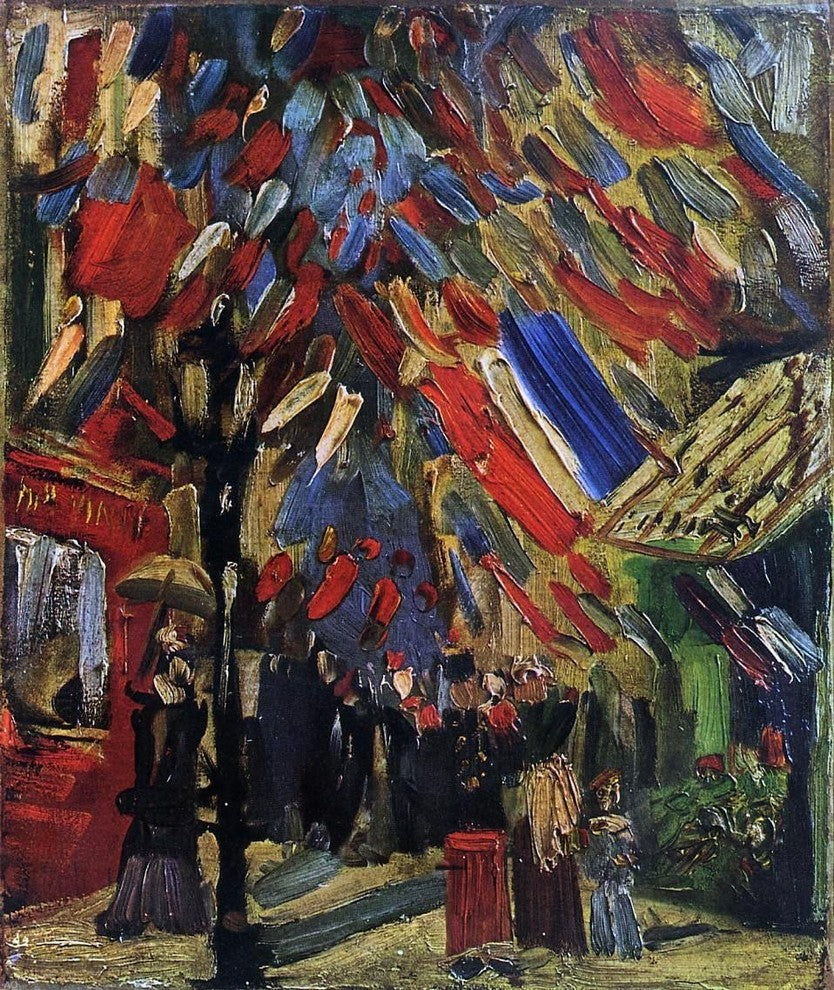 Vincent Van Gogh The Fourteenth of July Celebration in Paris Wall Decal