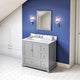 Jeffrey Alexander Addington Contemporary 36" Gray Single Sink Vanity