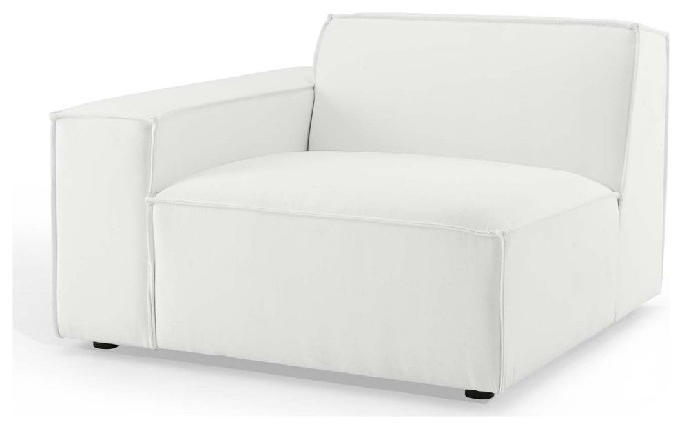 Modular Sectional Sofa Set, White, Fabric, Modern, Lounge Hotel Hospitality