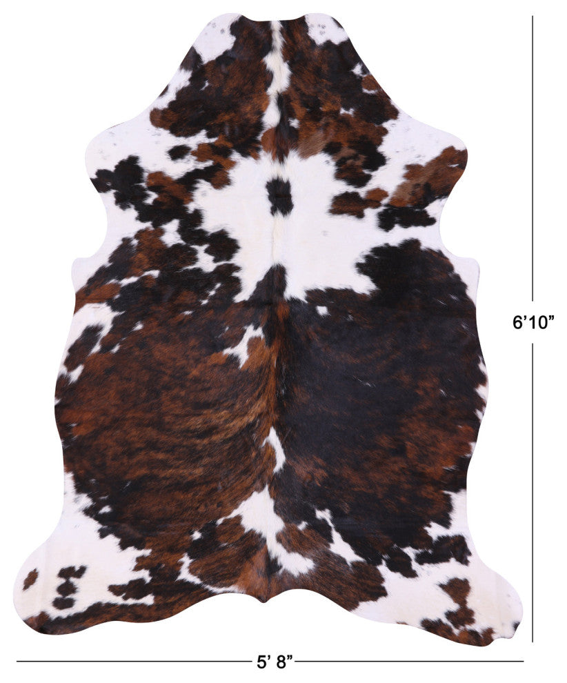 Natural Cowhide Rug 6' 10" X 5' 8" C2266