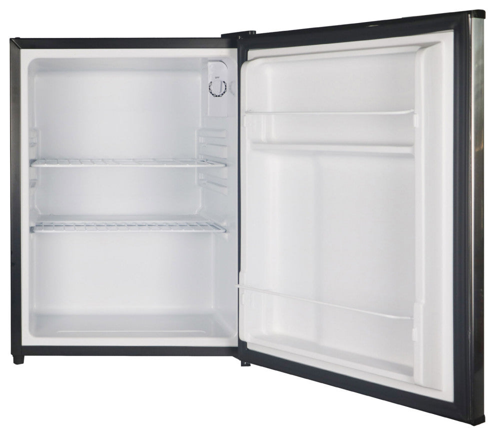 Energy Star 2.4-Cu. Ft. Mini All-Refrigerator With Stainless Steel Door