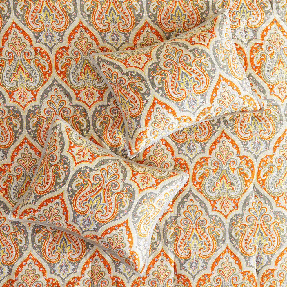 Madison Park Nisha Comforter Set in Orange