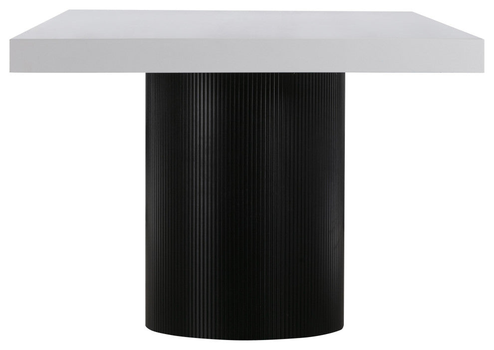 Nova White Lacquer Dining Table