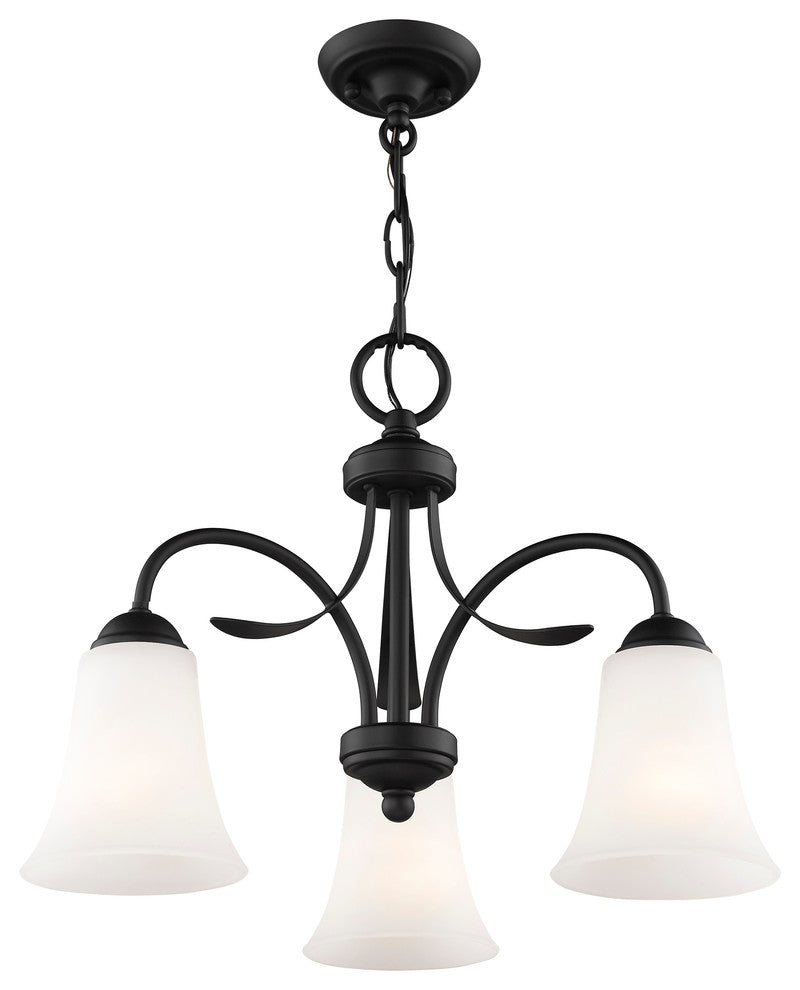 Ridgedale Convertible Chain-Hang and Ceiling Mount, Black