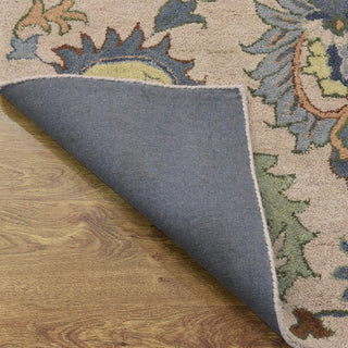 HAND TUFTED WOOL ECO-FRIENDLY AREA RUGS - Rectangle,Cream,Floral
