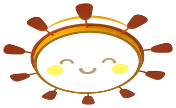 Crissier | Creative LED Smile Sun Ceiling Lamp for Kids room
