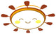 Crissier | Creative LED Smile Sun Ceiling Lamp for Kids room