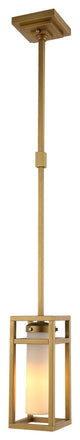 Elegant Lighting Bianca Collection Pendant, Burnished Brass