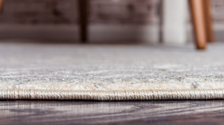 Unique Loom Gray Tribal Morocco Rug, 3'3" Round