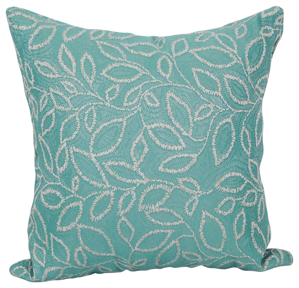 17" Jacquard Throw Pillows With Inserts, Set of 2, Florian Seagla