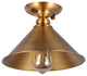 Industrial Copper Ceiling Light Fixture Flush Mount