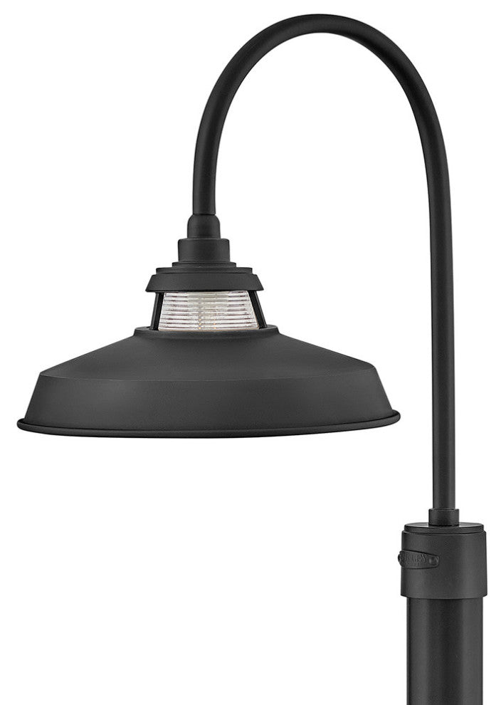 Hinkley Troyer Medium Post Mount Lantern, Black