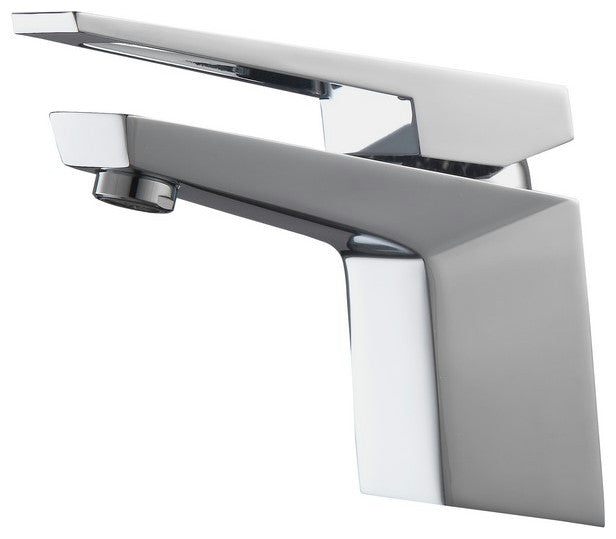 Aqua Siza Single Lever Bathroom Vanity Faucet, Chrome