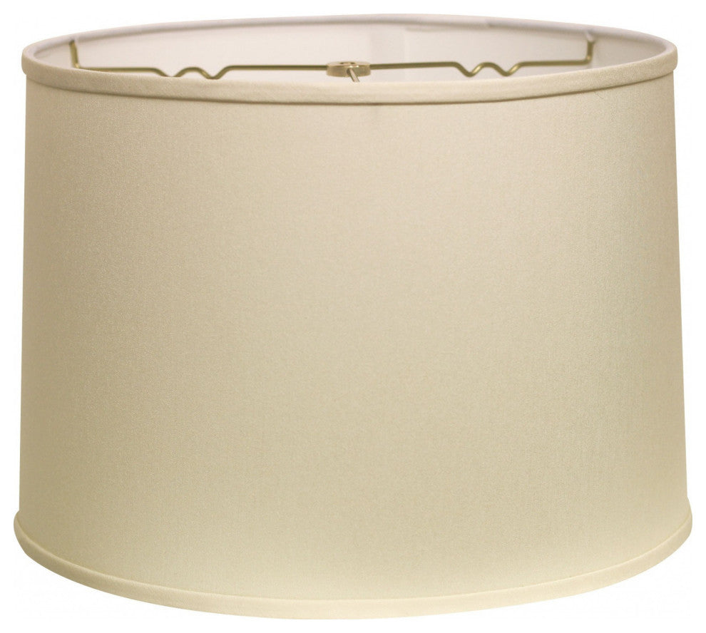 15" Ivory Throwback Drum No Slub Lampshade