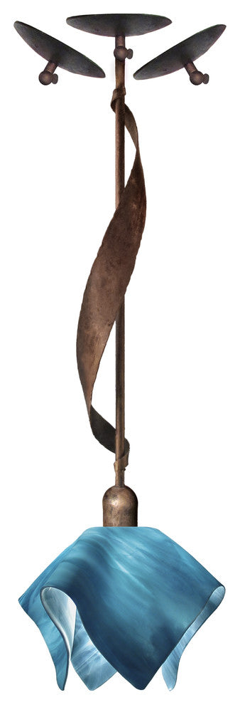 Sweetgrass Pendant Brown With Brown Highlights, Sky Blue