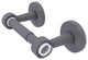 Clearview Two Post Toilet Tissue Holder, Matte Gray