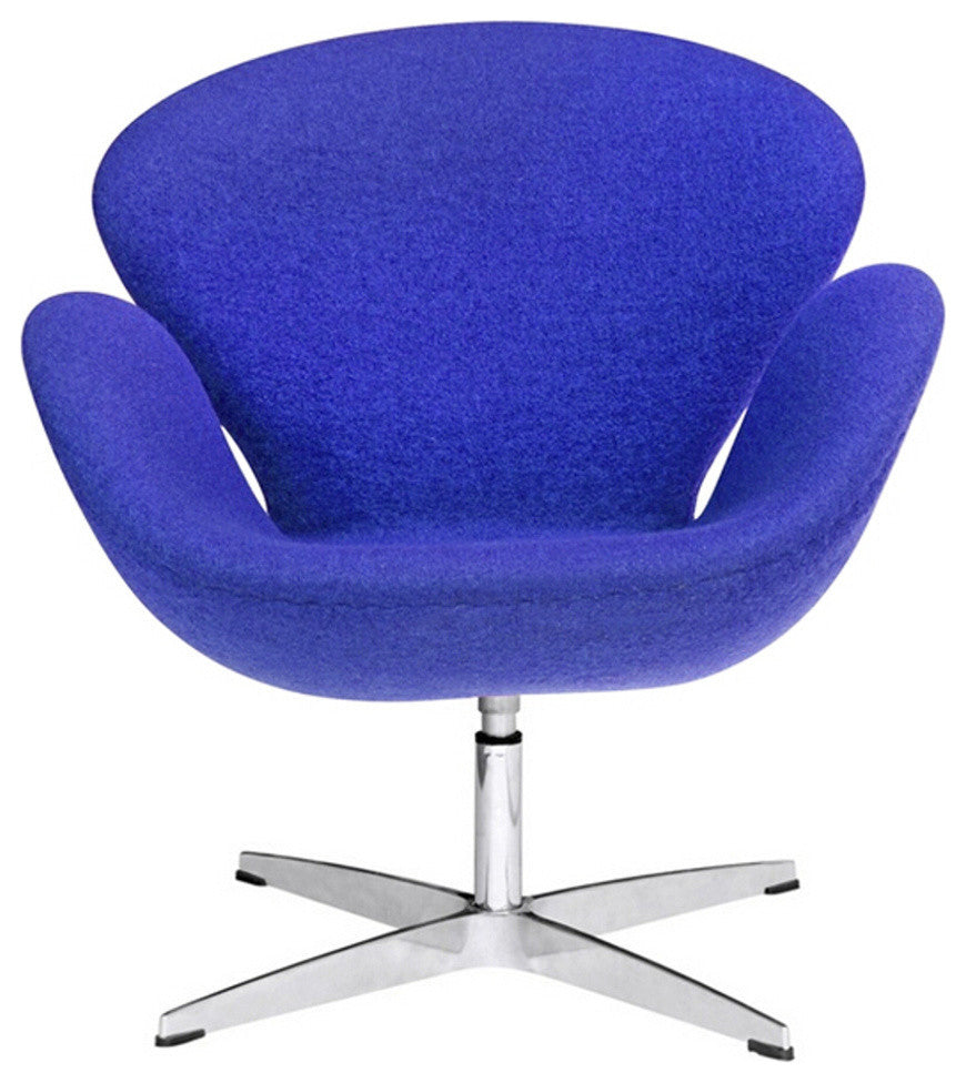 Modern Classics Swan Chair Fabric, Blue