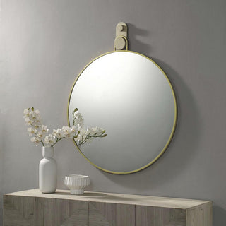 Kinsley Framed Round Decorative Mirror