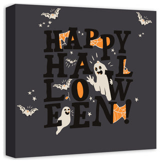 Happy Halloween 16x16 Canvas Wall Art