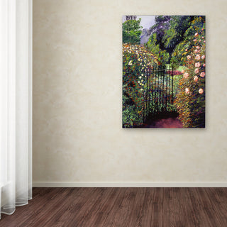 David Lloyd Glover 'Quiet Garden Entrance' Canvas Art, 14"x19"