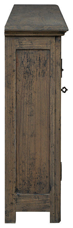 Hughes 64" Wide Sideboard, Distressed Gray Brown