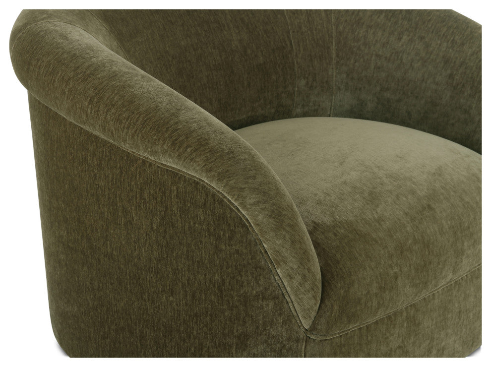 Thora Green Upholstery Lounge Chair