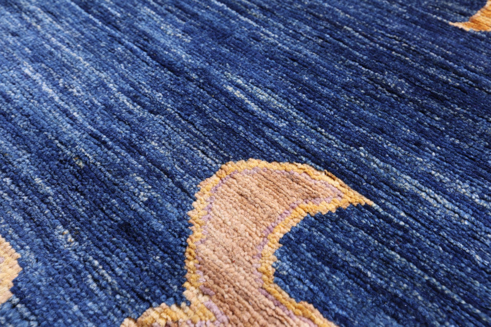 8' 11" X 11' 7" Dragon And Phoenix Design Hand-Knotted Wool Rug - Q12509