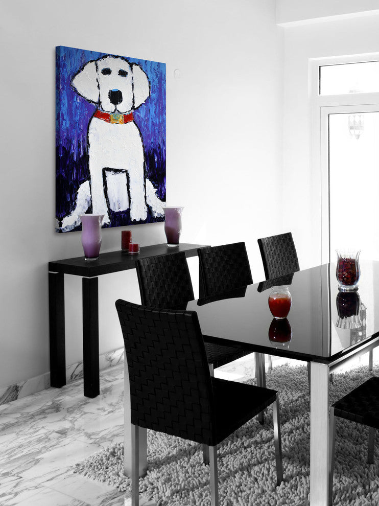 "Good Guardian" Painting Print on Wrapped Canvas, 24"x36"