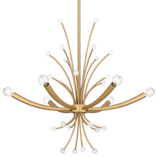 Quoizel PCKIE5029 Kiera 6 Light 29"W Sputnik Chandelier - Brushed Weathered