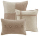 Madison Park Boone Lodge Cabin Microsuede 7-Piece Comforter Set, Taupe, Queen