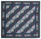 Sail Log Cabin Shower Curtain 72"X 72"