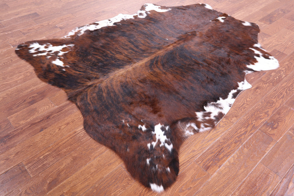 Brindle Natural Cowhide Rug 6' 10" X 5' 11" C1682