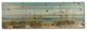 36" Long Ocean Sand Dunes Wood Plank Wall Art