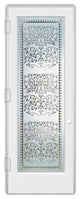 Pantry Door - Victorian Lace - Primed - 24" x 84" - Knob on Right - Push Open