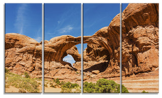 "Double Arch in Arches National Park" Photograph Print, 4 Panel