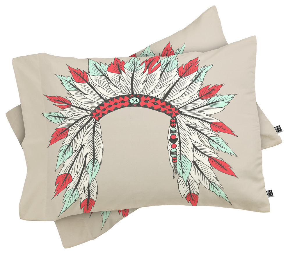 Deny Designs Wesley Bird Dressy Pillow Shams, King