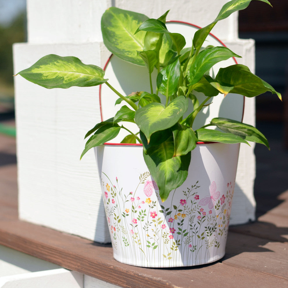 2 Piece Meadow Flowers Wall Planter Set