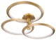 Solaris 40" LED Pendant 3000K, Aged Brass