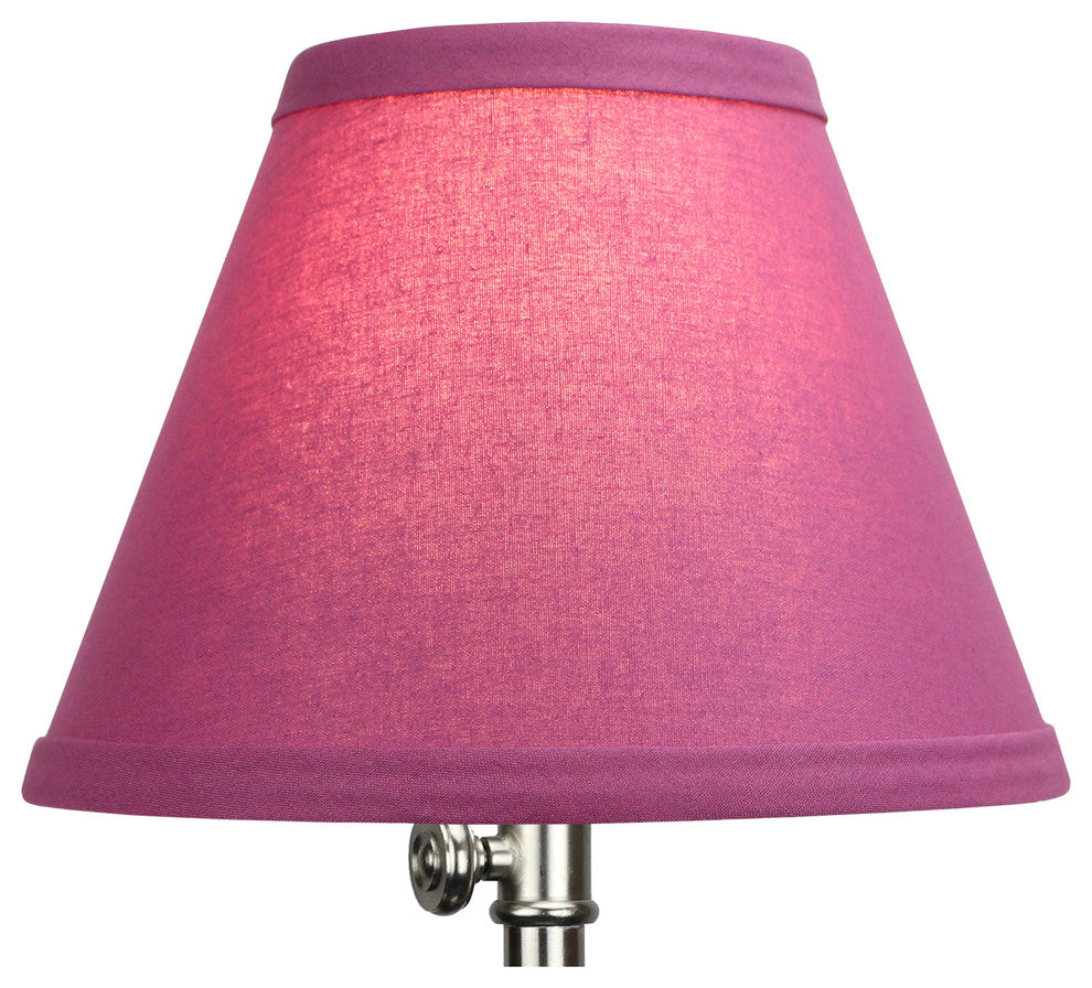 Fenchel Shades, 4"x8"x6" Bulb Clip Attachment Empire Lamp Shade, Linen